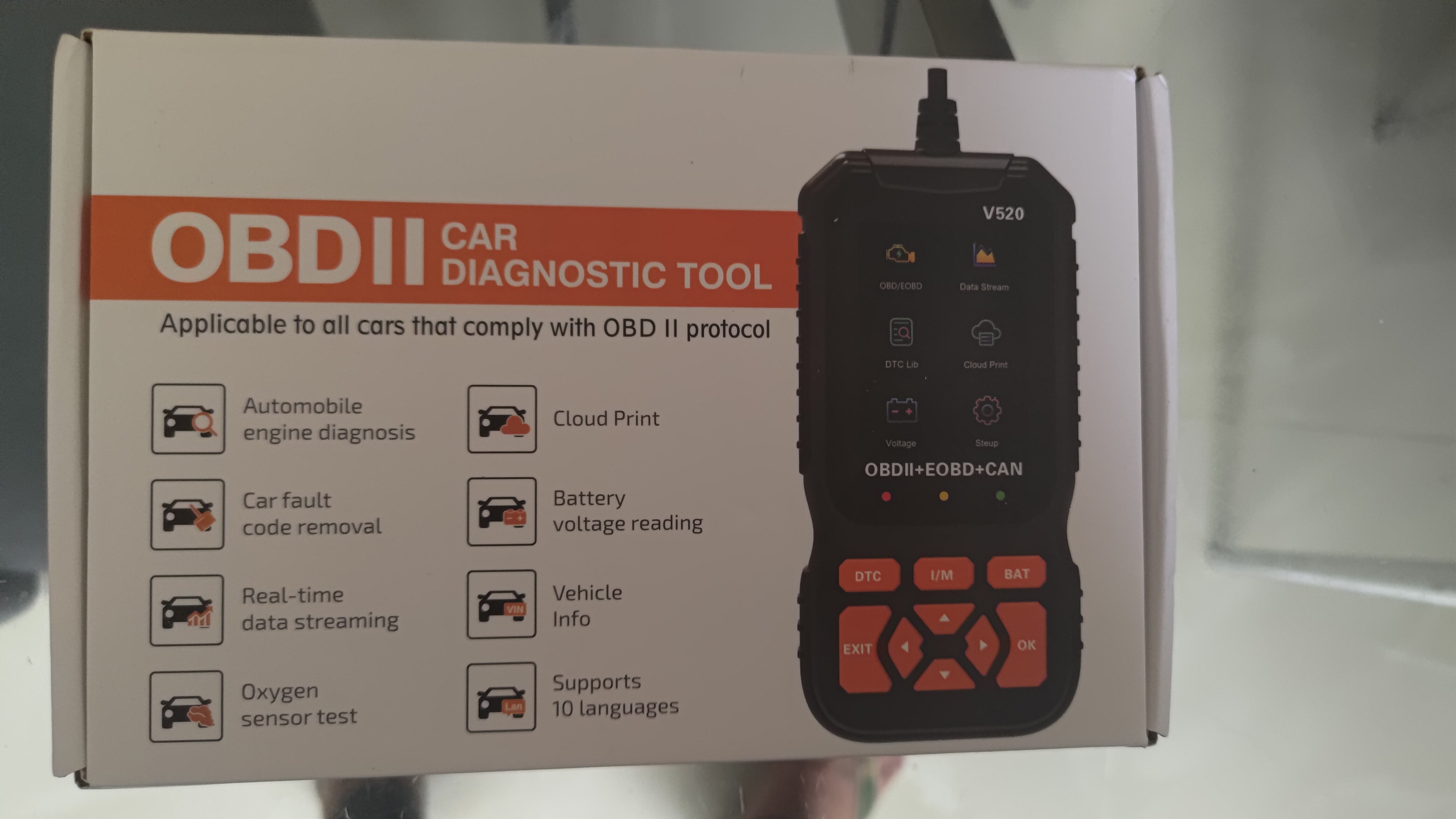 accesorios para vehiculos - Scaner OBD2 automatris lector de falla motor, borrado de códigos 1