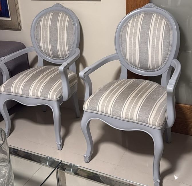 muebles y colchones - Elegantes butacas en madera preciosa caoba 1