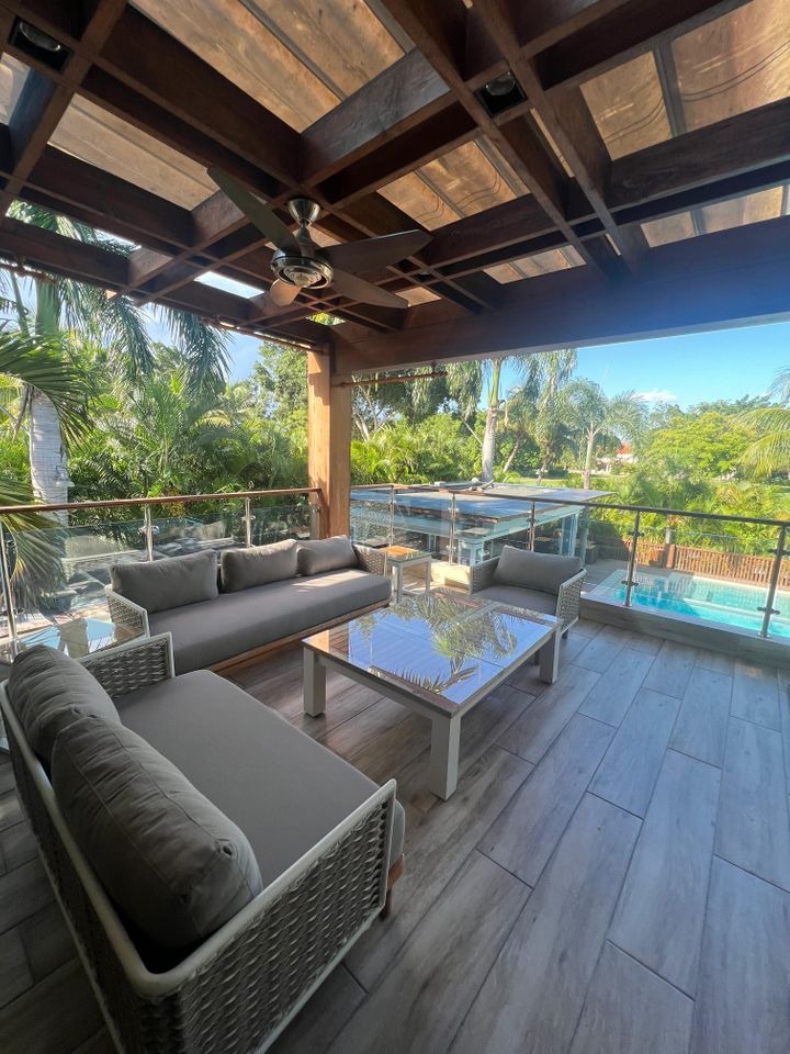 casas vacacionales y villas - VENDO VILLA AMUEBLAD JUAN DOLIO METRO COUNTRY CLUB 3
