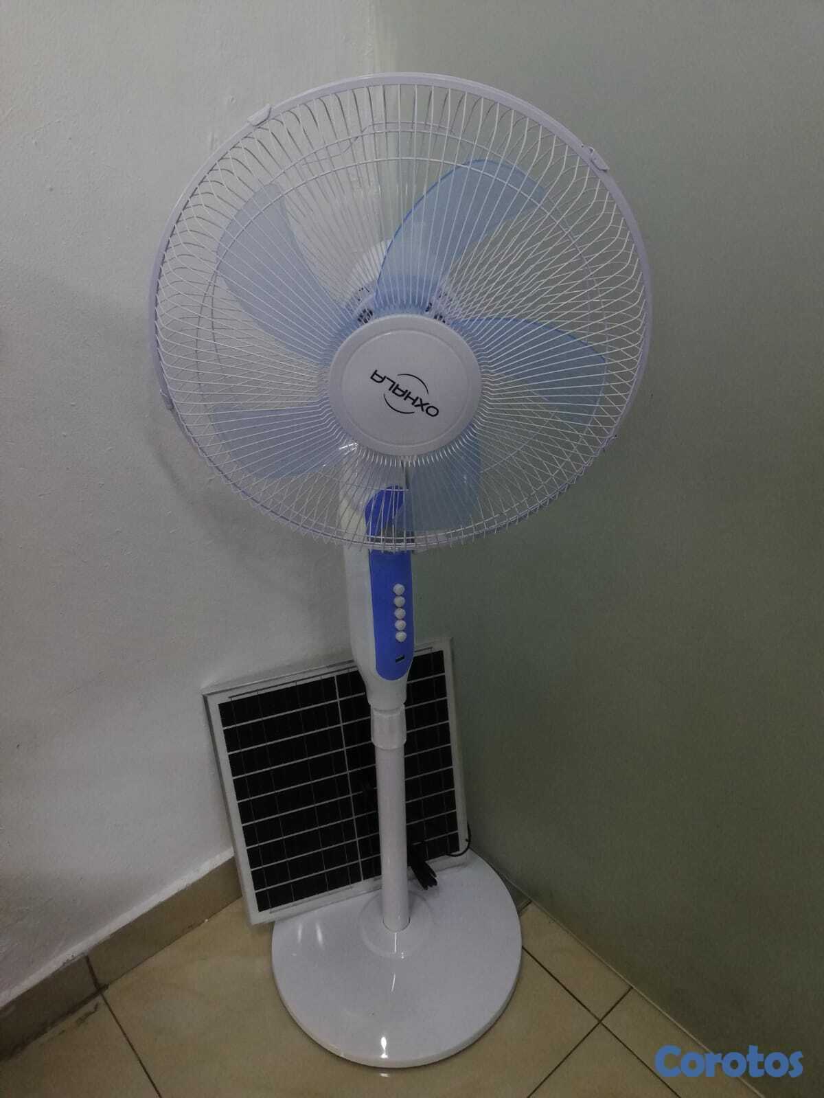 aires acondicionados y abanicos - Abanico Solar Recargable OXHALA SLP-2 Portátil 2