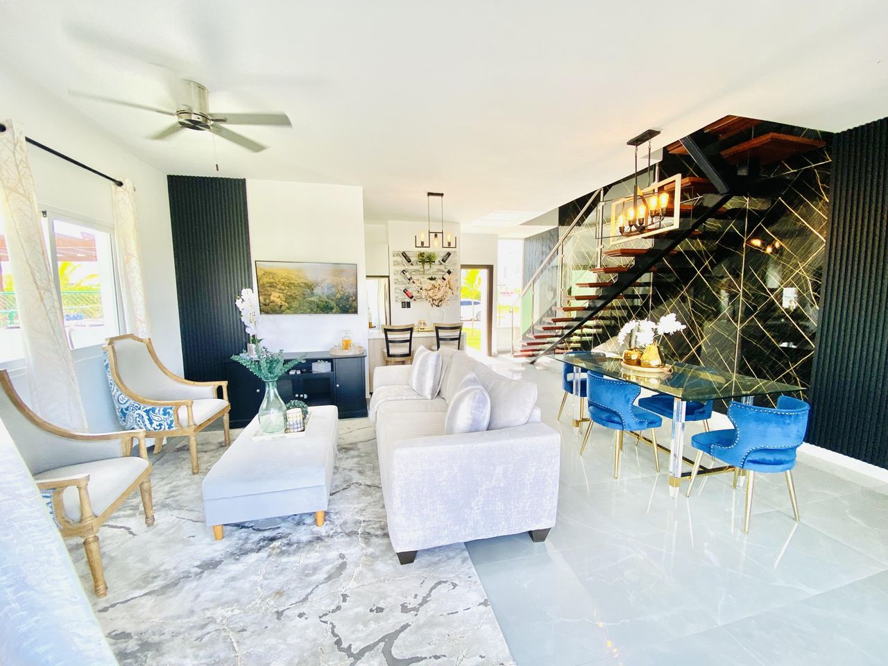 casas vacacionales y villas - Villa en venta en vista cana  6