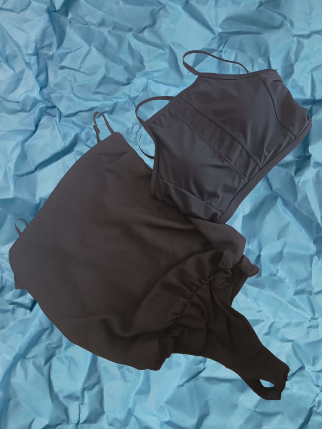 ropa para mujer - body negro y top  0