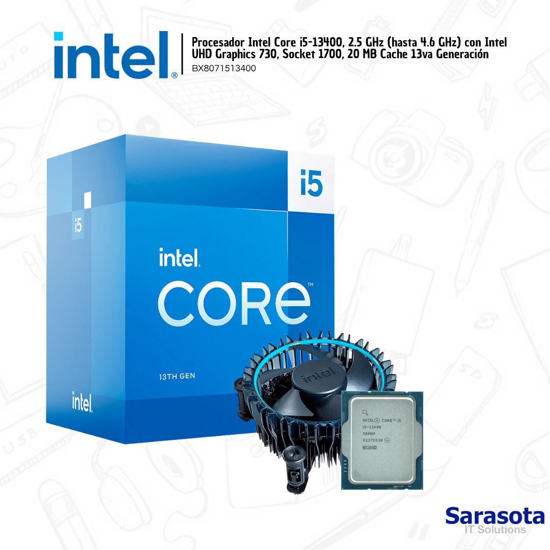 accesorios para electronica - intel Procesador Core i5-13400, 2.5 GHz  1