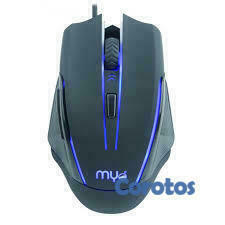 computadoras y laptops - MOUSE GAMING MYO SERIE 6, SENSOR ÓPTICO 6 BOTONES VELOCIDAD DEL MOUSE AJUSTABLE