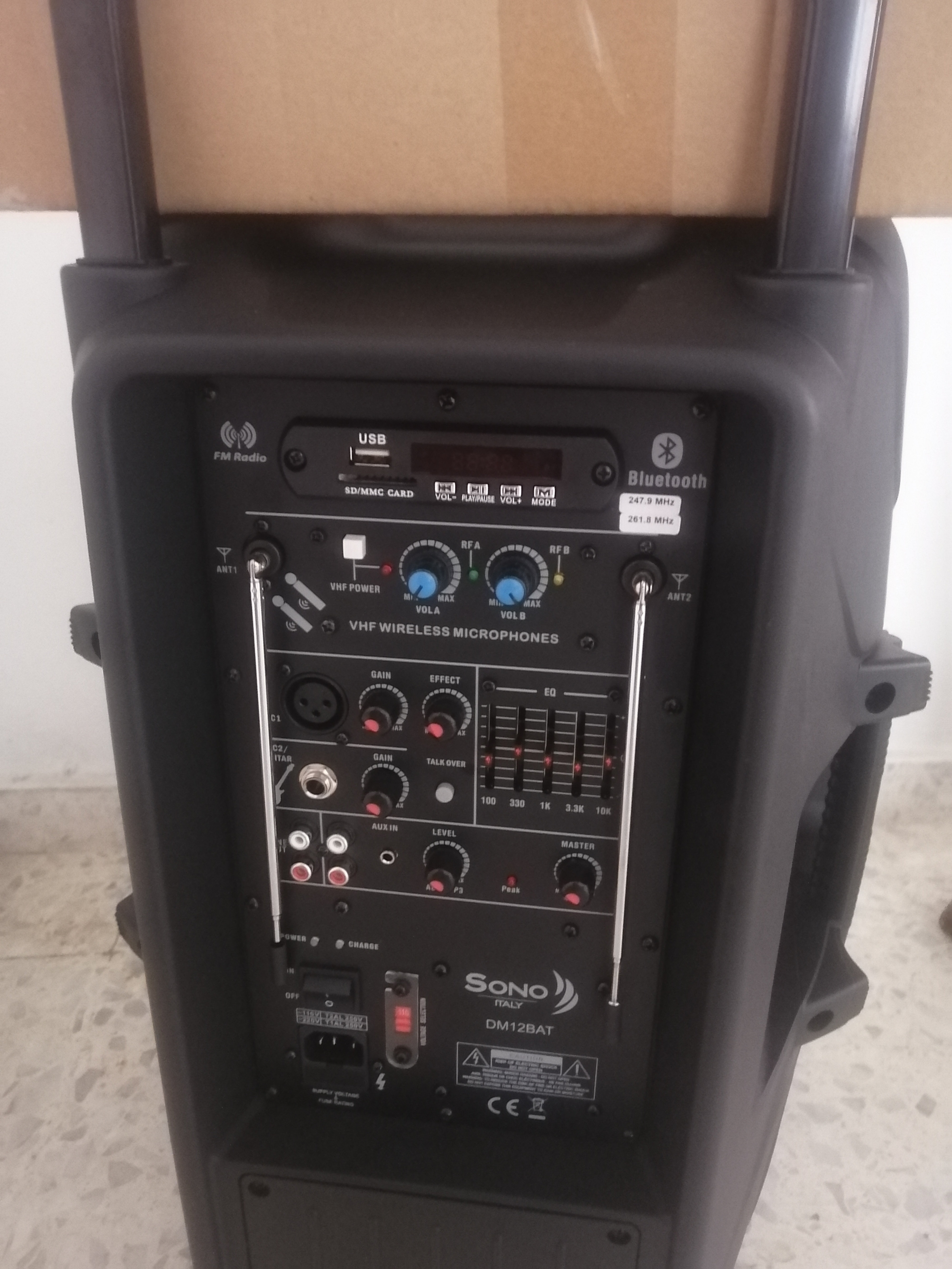 otros electronicos - Bocina Sono Italy de 12' 150 watts Recargable. (Nueva)  1
