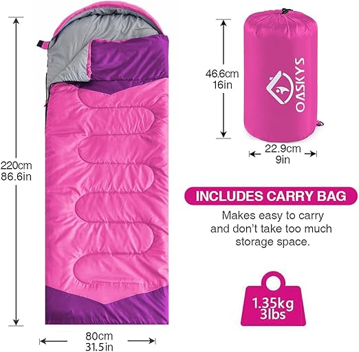 hobby y coleccion - Venta por viaje: Sleeping bag rosado 1persona 2