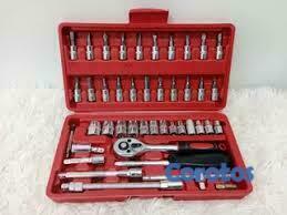 herramientas, jardines y exterior - Set Completo de Llaves de Tubo de 46 Piezas  3