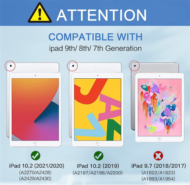 accesorios para electronica - Covers Para iPad 7ma,8va y 9na. Generación. Tamaño 10.2”  2
