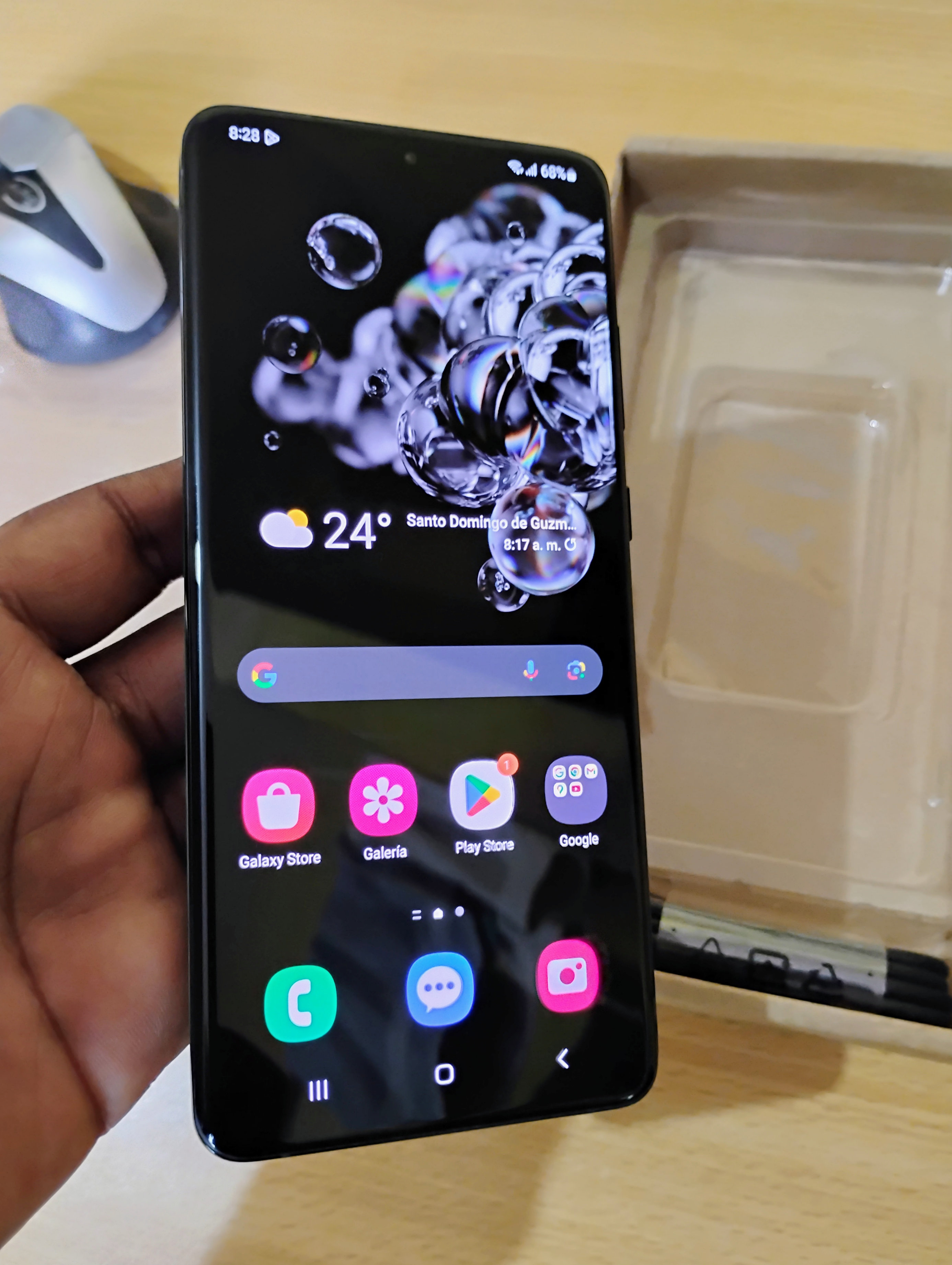 celulares y tabletas - Samsung Galaxy S20 ultra 128gb, 5g 12gb de Ram negro desbloqueado
