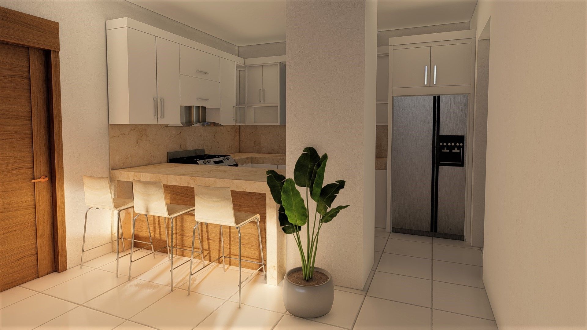 apartamentos - apartamento en la trinitaria en venta, santiago 4
