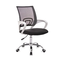 articulos de oficina - Silla secretarial jade/ estructura blanca y ruedas.  1