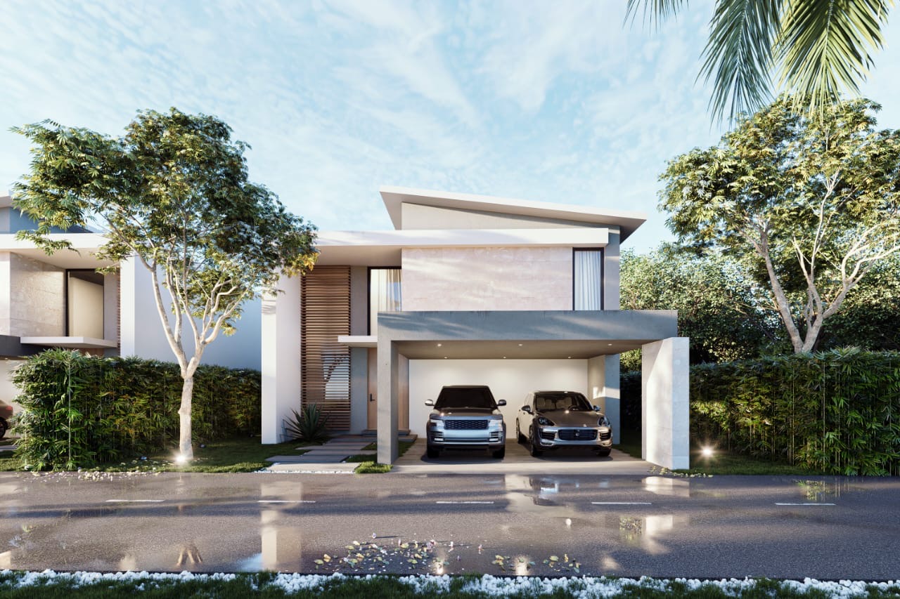 casas vacacionales y villas - Proyecto de Villa Juan dolió independientemente 3  4