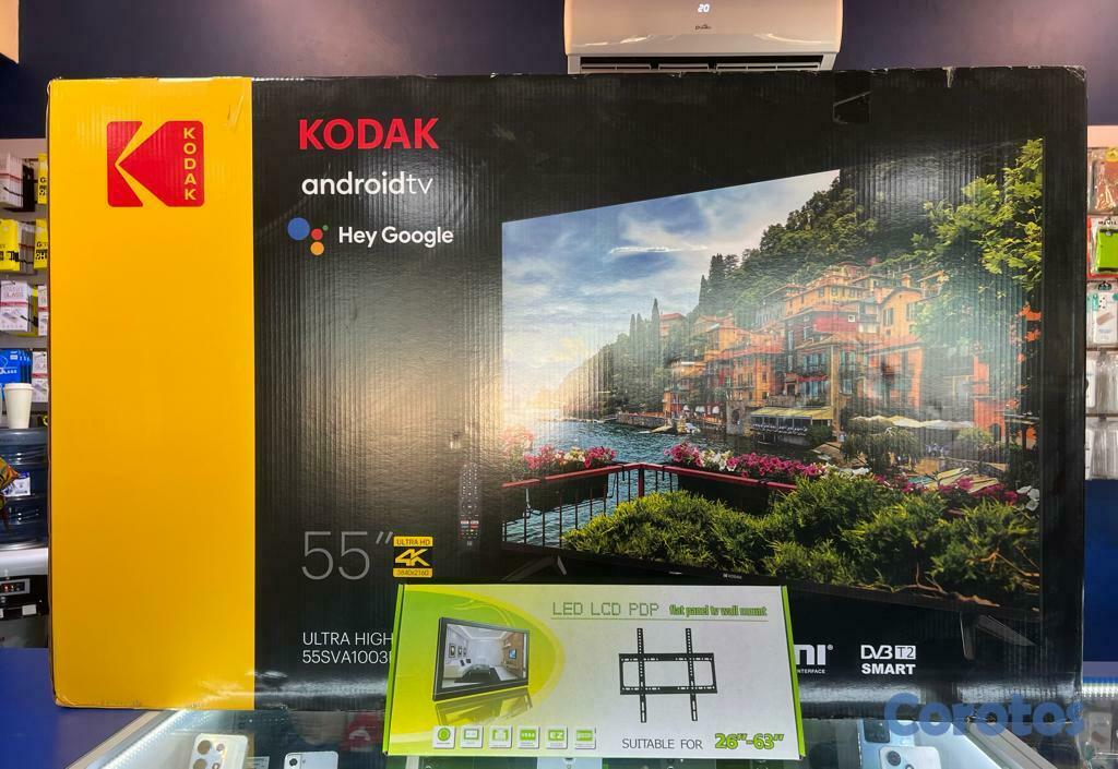 tv -  SMART TV KODAK DE 55 PULGADAS GOOGLE TV CONTROL POR VOZ NUEVA 4K 2025