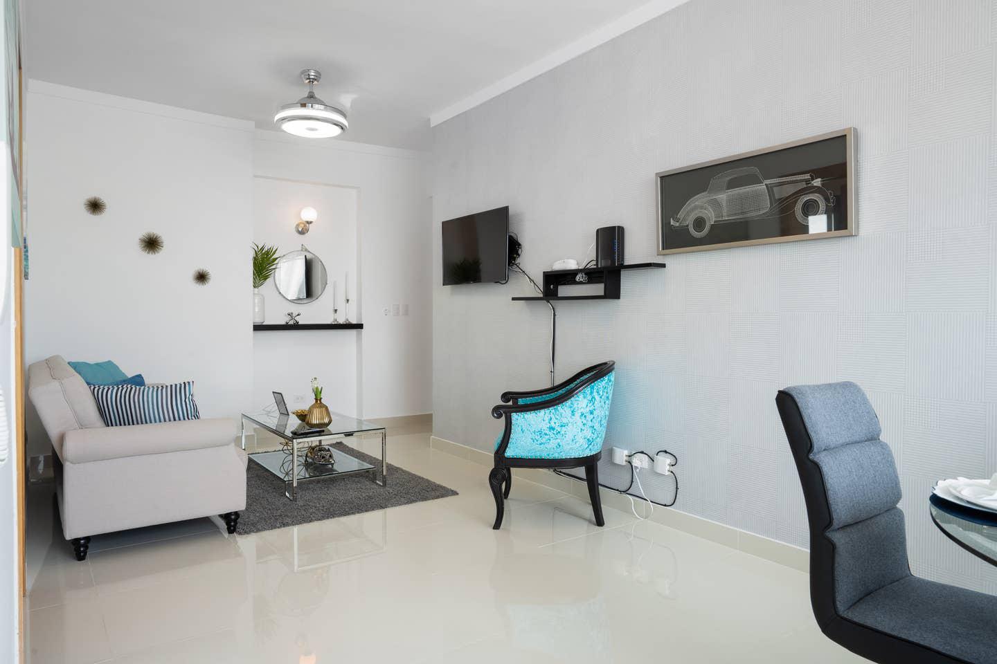 apartamentos - ALQUILO APARTAMENTO AMUEBLADO EN RENACIMIENTO 2