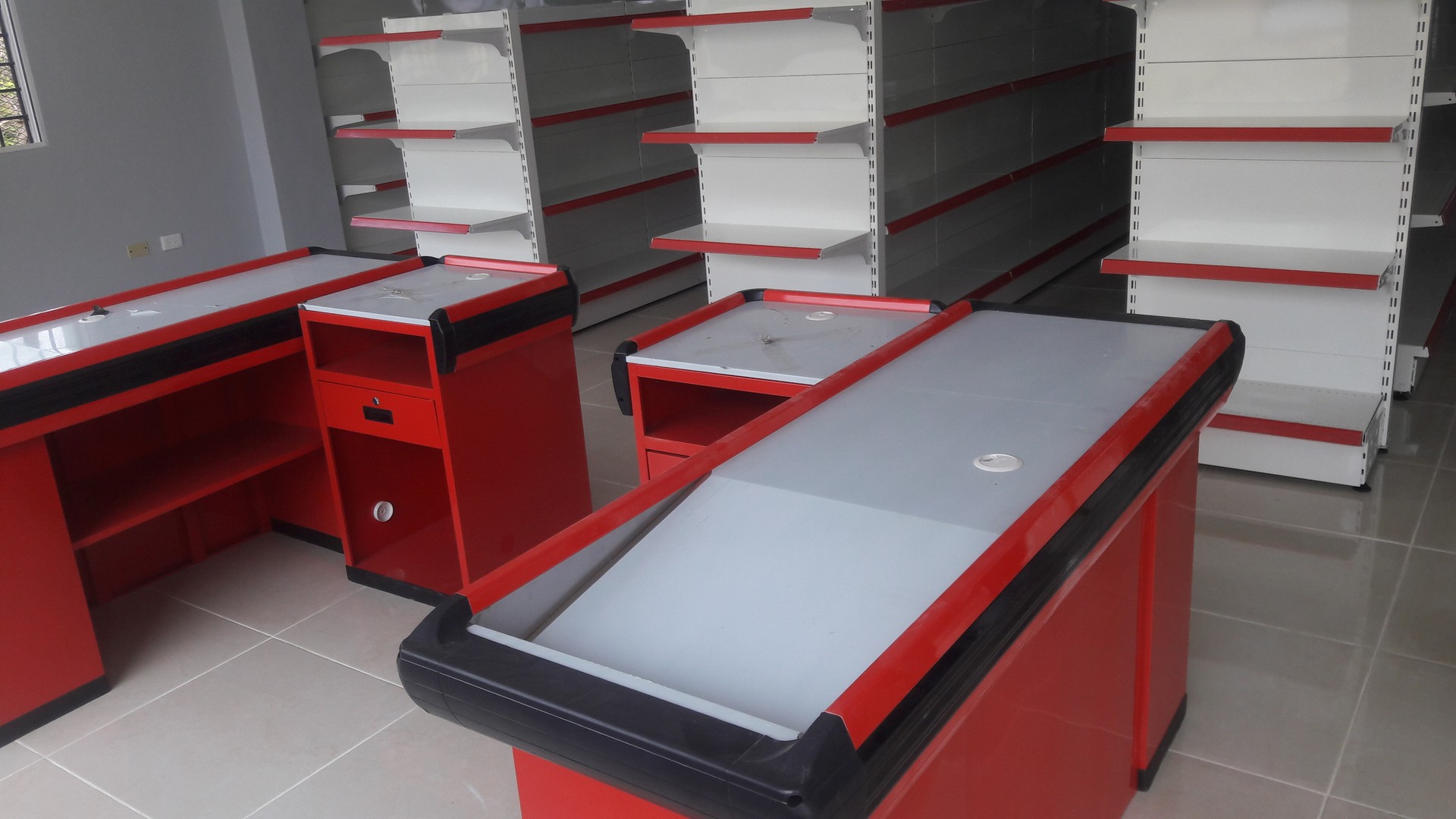 equipos profesionales - Muebles de caja nuevos Checkout para área de despacho 3