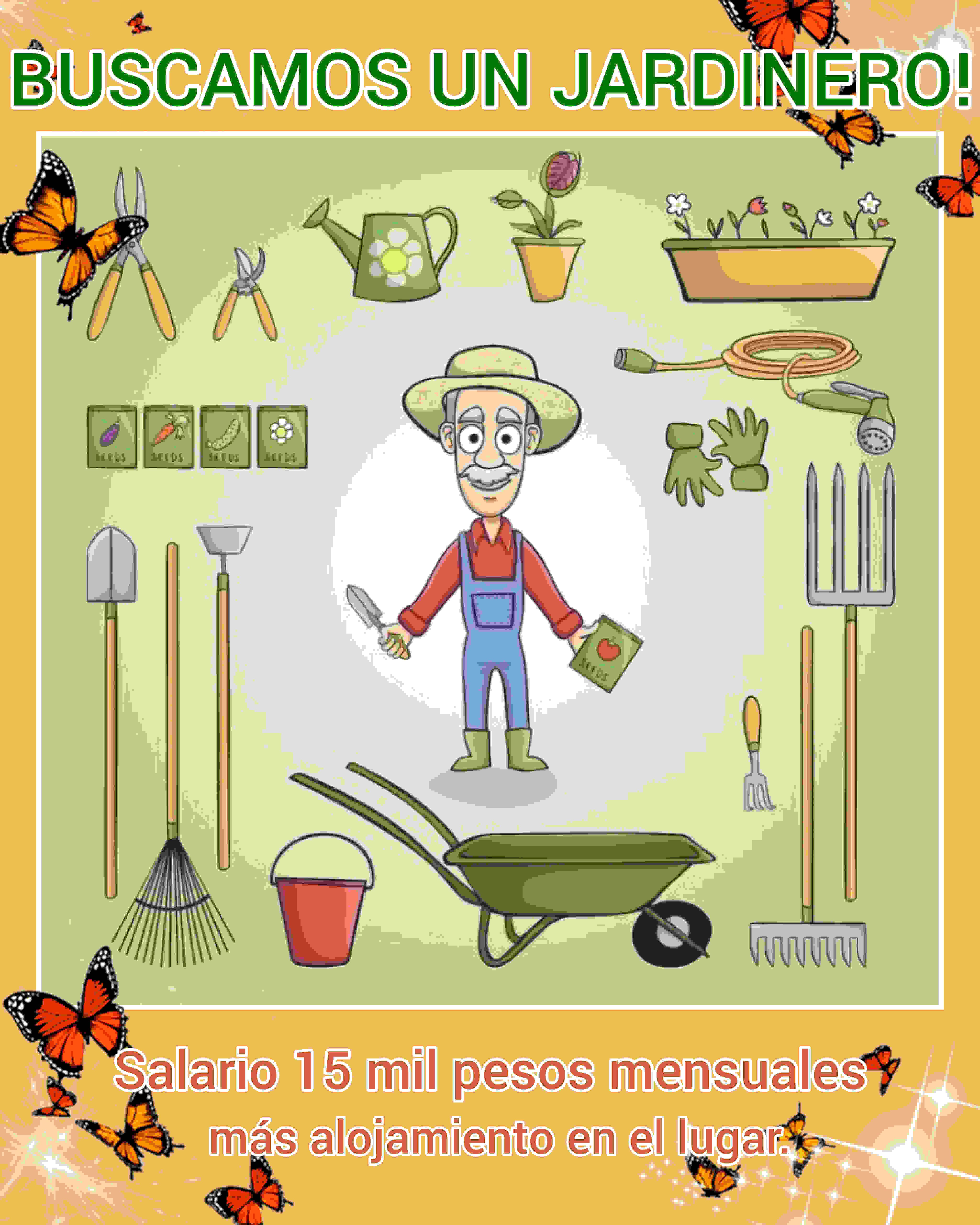 empleos disponibles - Estamos buscando un jardinero para vivero. 