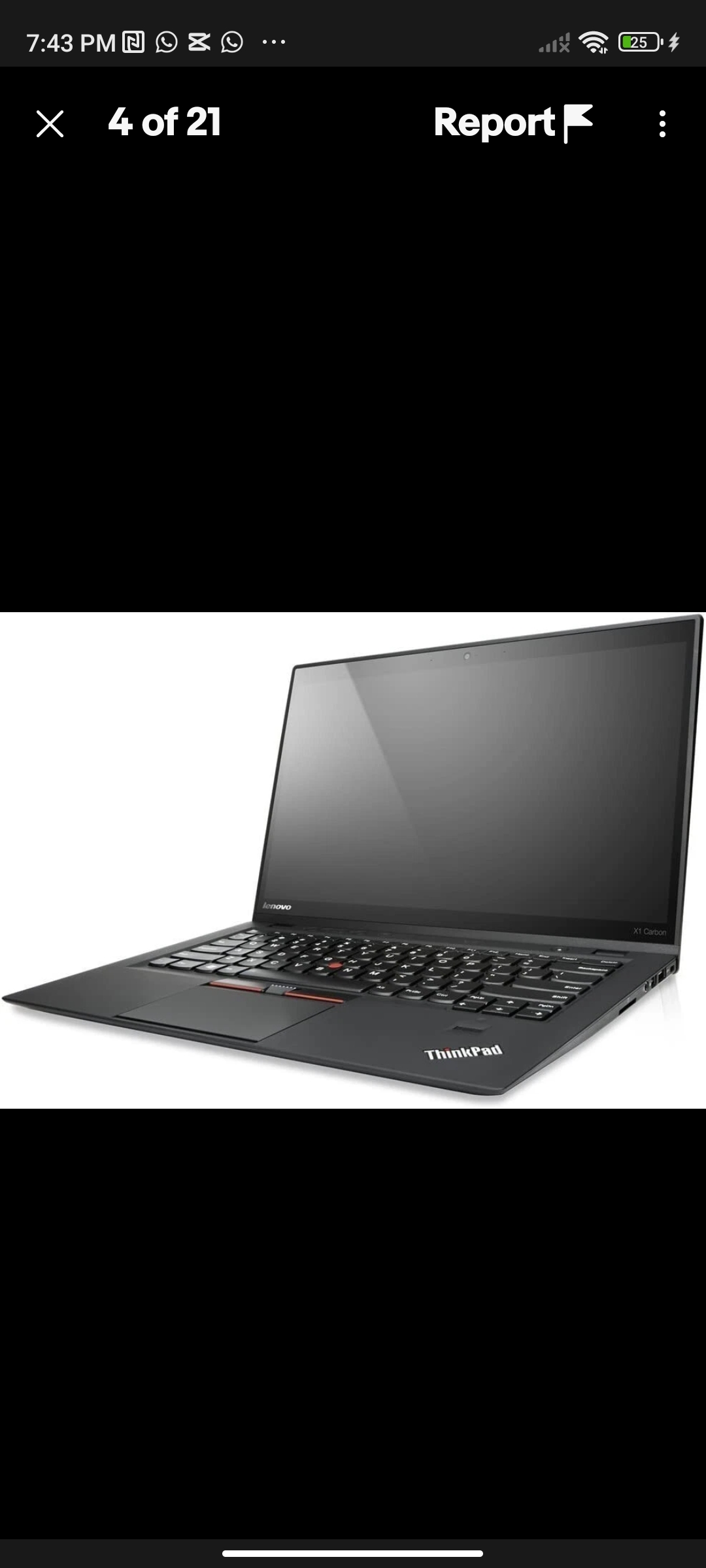 computadoras y laptops - Lenovo Thinkpad X1 Carbon Laptop i5 8GB Ram 256GB 4