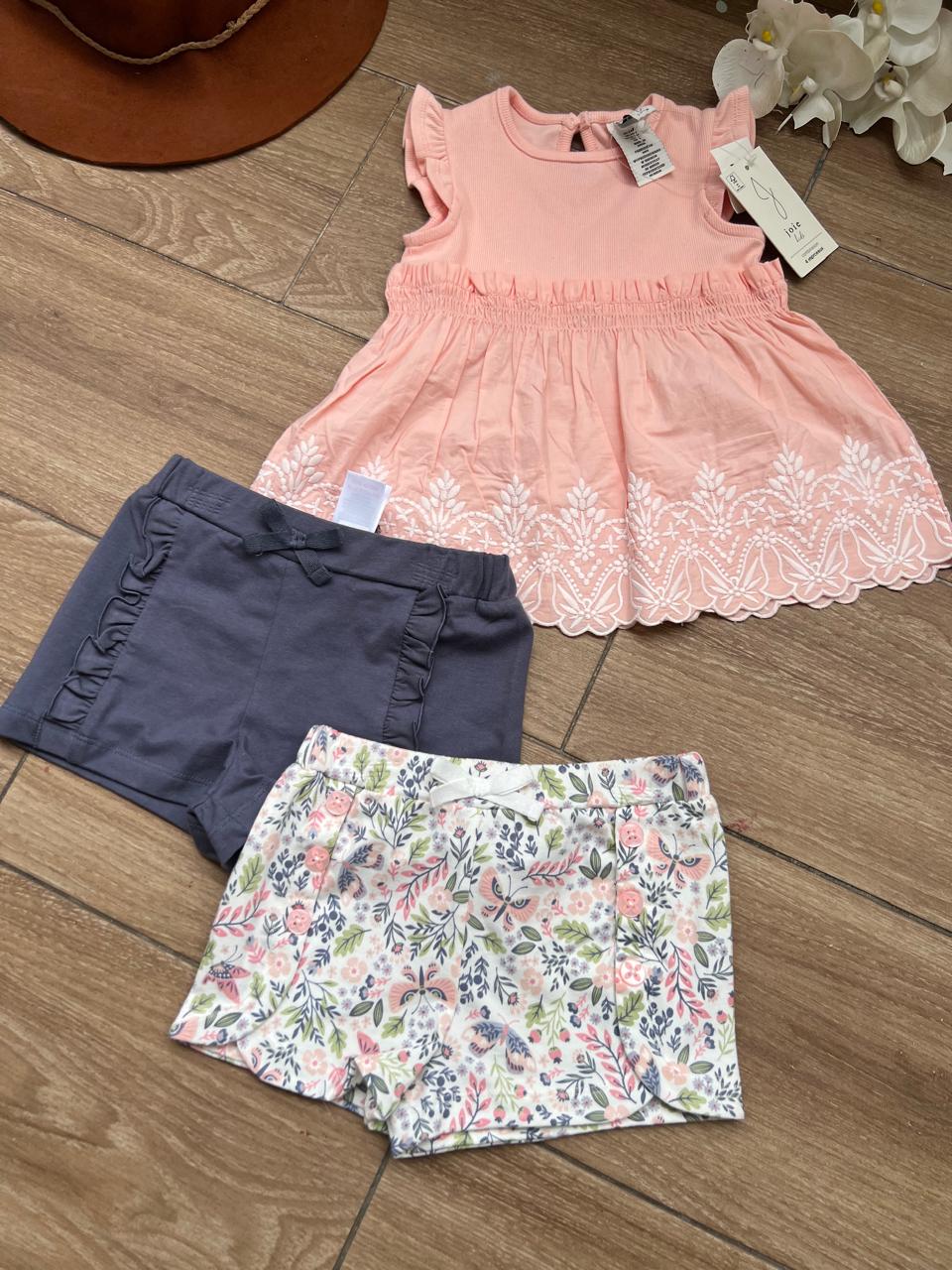 ropa y zapatos - Set de 3 piezas para niñas