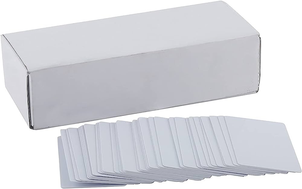 computadoras y laptops - TARJETA PVC MARCA CARDMARK, PARA IMPRESION DE CARNETS,  LONGITUD 3.375" , ANCHO 