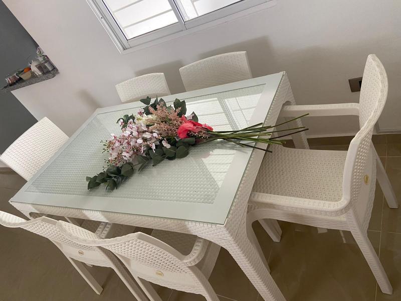electrodomesticos - Juego comedor Rattan  0