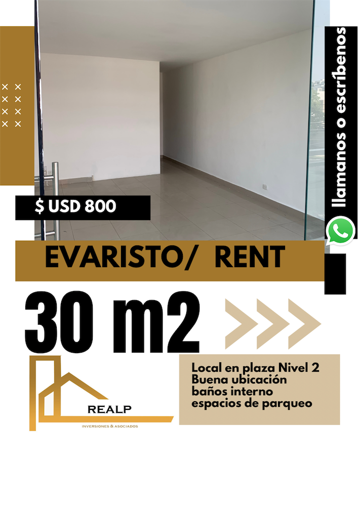 oficinas y locales comerciales - Local en evaristo segundo nivel 0