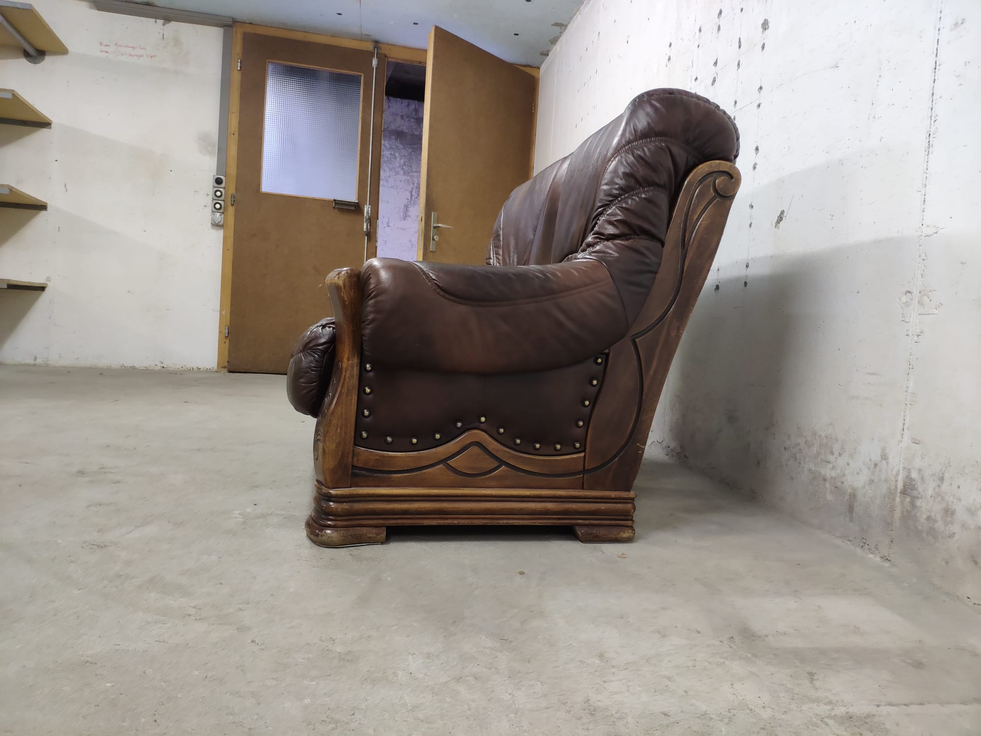 muebles y colchones - Sofá de cuero de lujo para República Dominicana 
