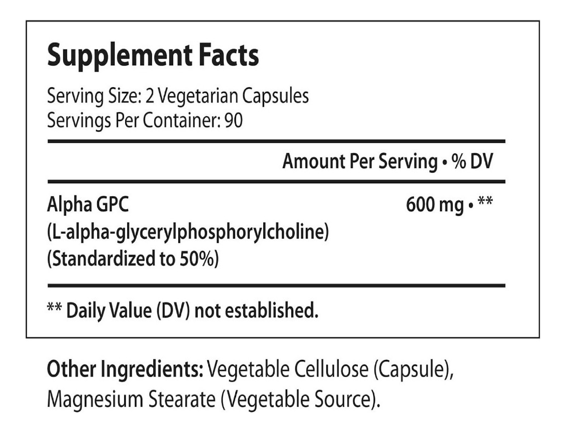 Salud y Equipamiento Médico - Alpha Gpc Choline Suplement 1