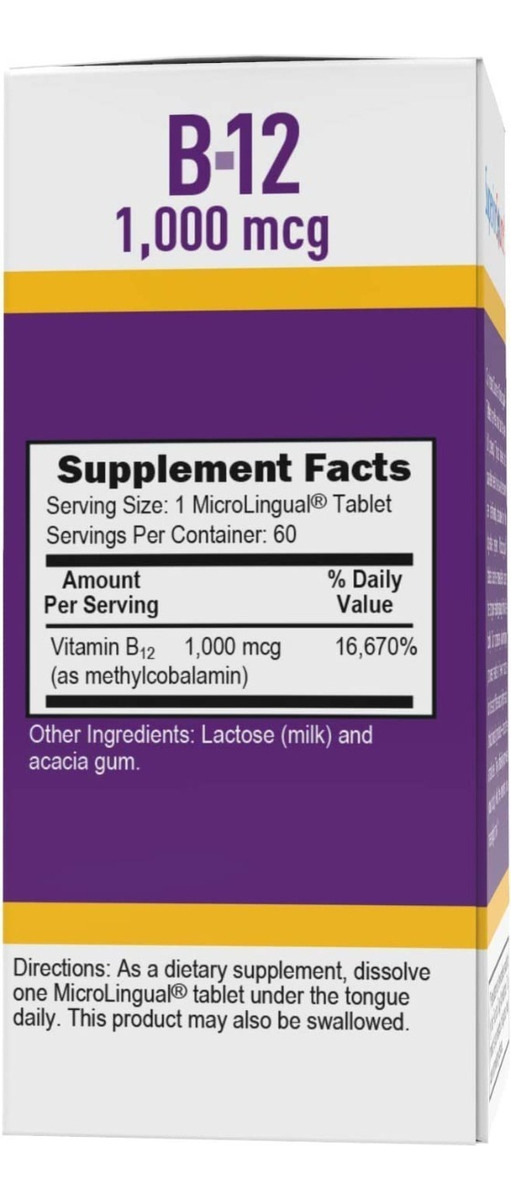 Salud y Equipamiento Médico - Vitamina B12 Superior Source - Uni - Unidad A $3173 1