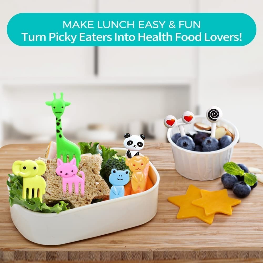 Salud y Equipamiento Médico - Mini Tenedores Para Niños Fruta Lunch 5