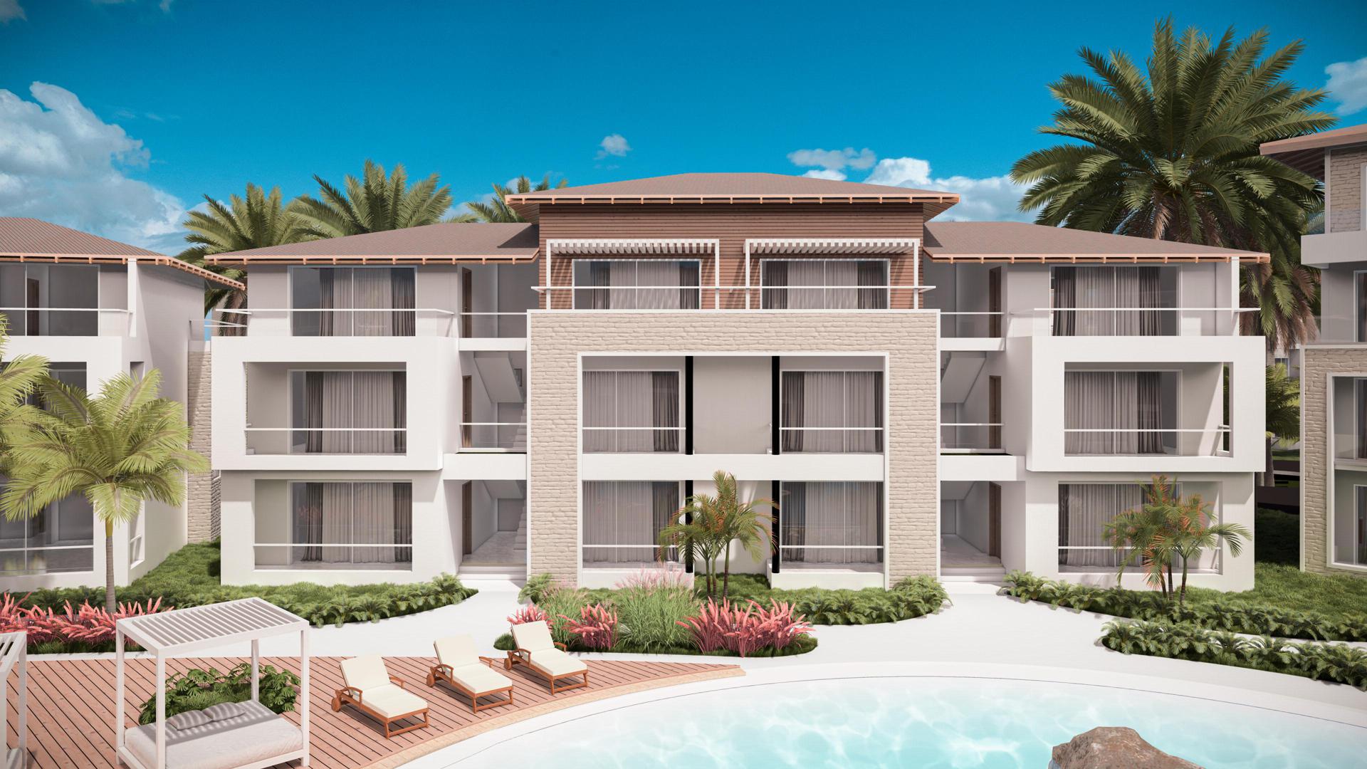 apartamentos - Residencial ubicado a unos pasos de la playa 0
