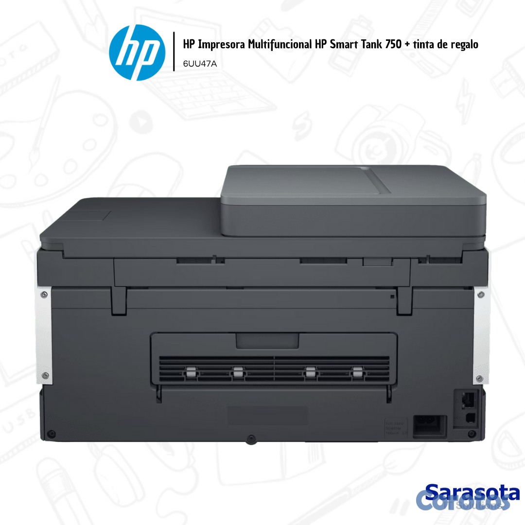 impresoras y scanners - HP Impresora Multifuncional HP Smart Tank 750  2