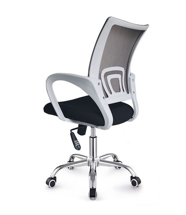 articulos de oficina - Silla secretarial jade/ estructura blanca y ruedas.  2