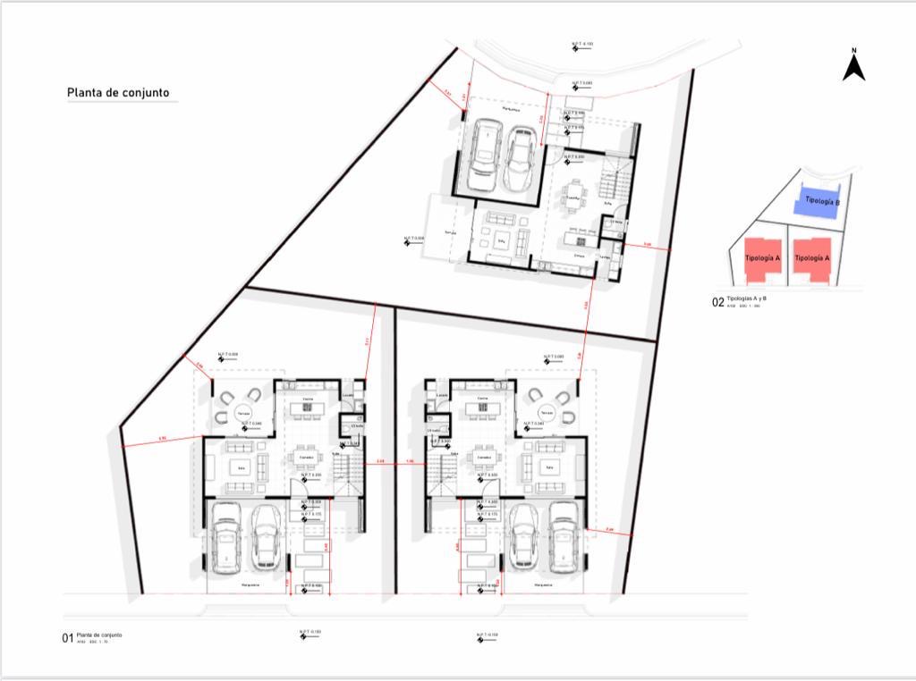 casas vacacionales y villas - Proyecto de Villa Juan dolió independientemente 3  5