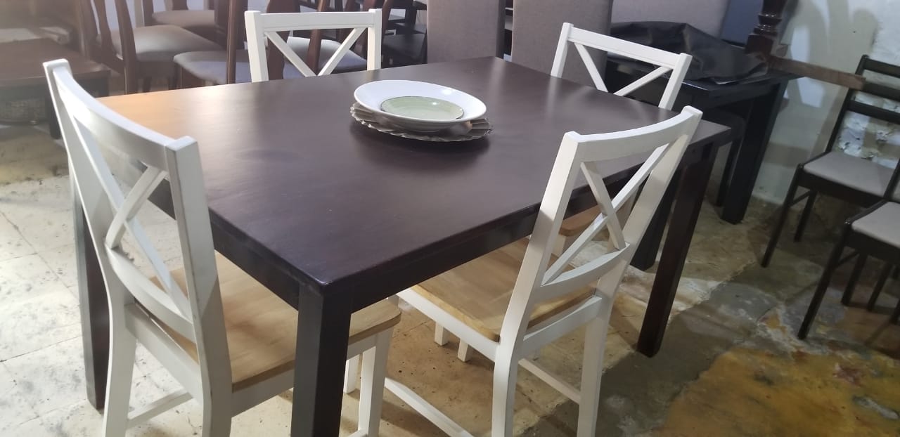 muebles y colchones - comedor 4 sillas importados ni roto ni flojo bien de pintura  5