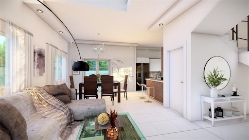 casas - Venta de casas nuevas en la autopista de san Isidro brisa oriental 3