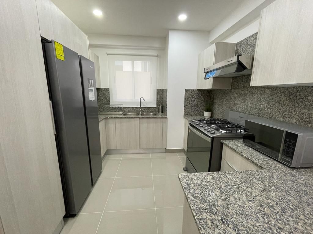 apartamentos - Serralles amueblado terraza 1 habitacion 1.5 banos 1 parqueo 1