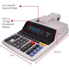 articulos de oficina - sharp calculadora de escritorio oferta