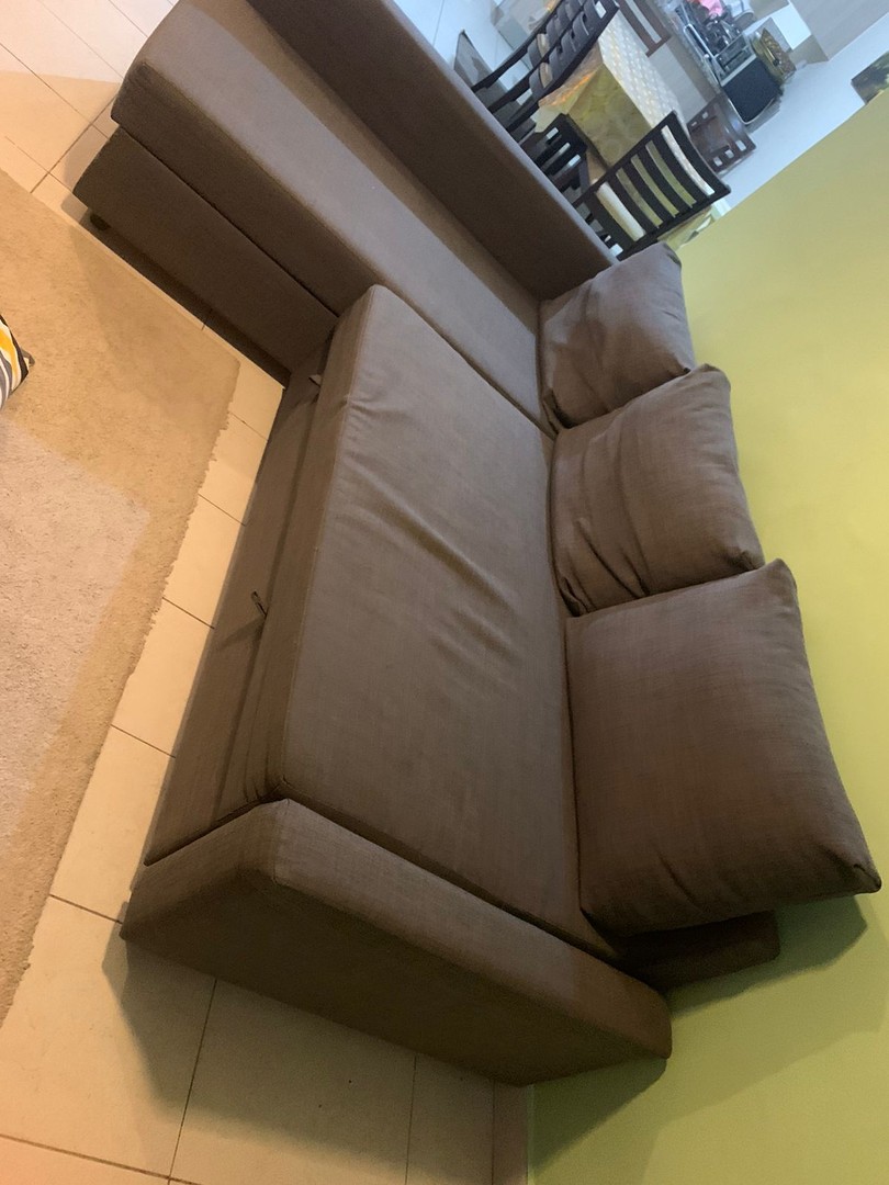 muebles y colchones - Sofá cama 3 plazas Skiftebo gris oscuro IKEA REMATE RD$ 38,500 2