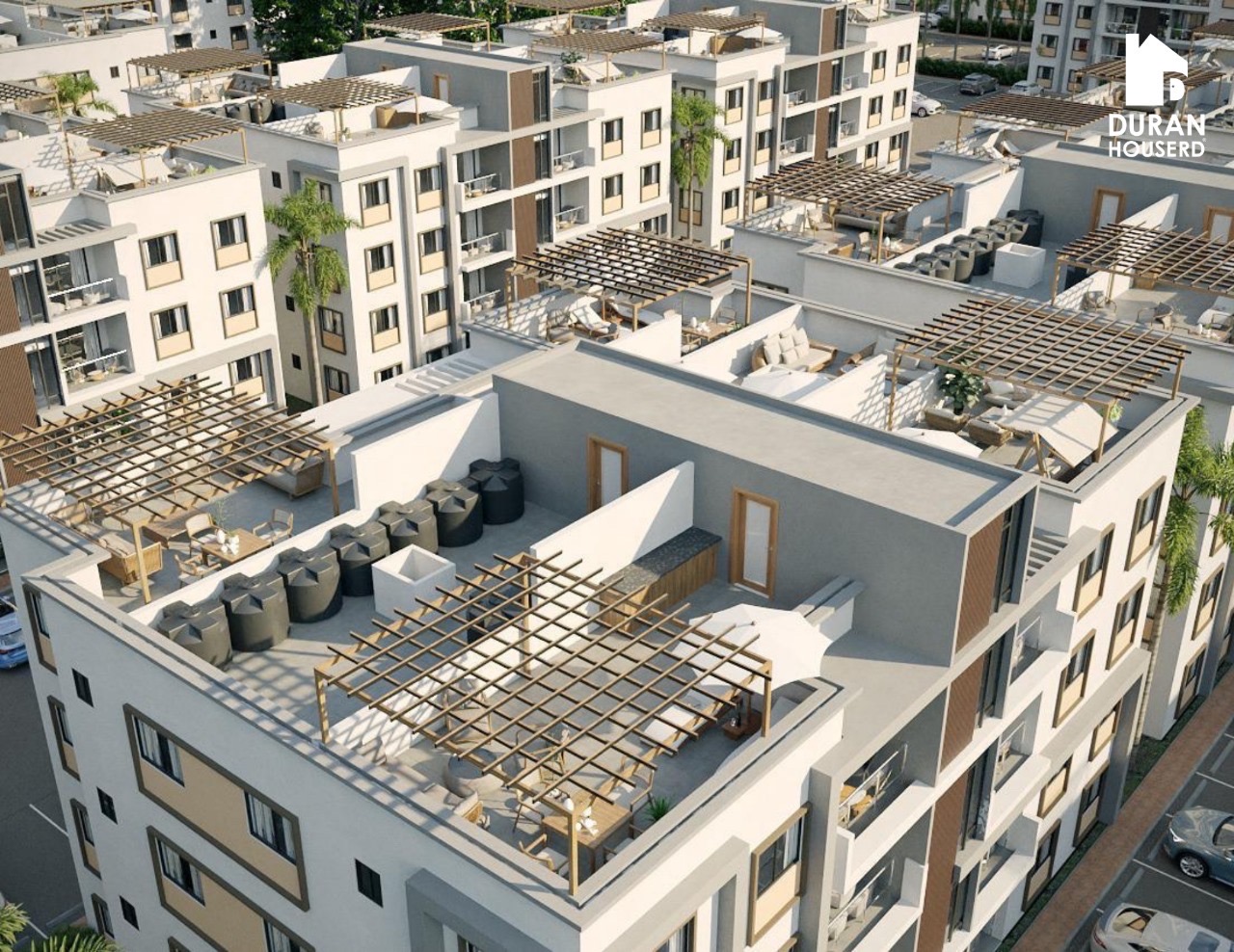 apartamentos - venta de apartamentos con piscina en la ciudad Juan Bosh Santo Domingo este  3