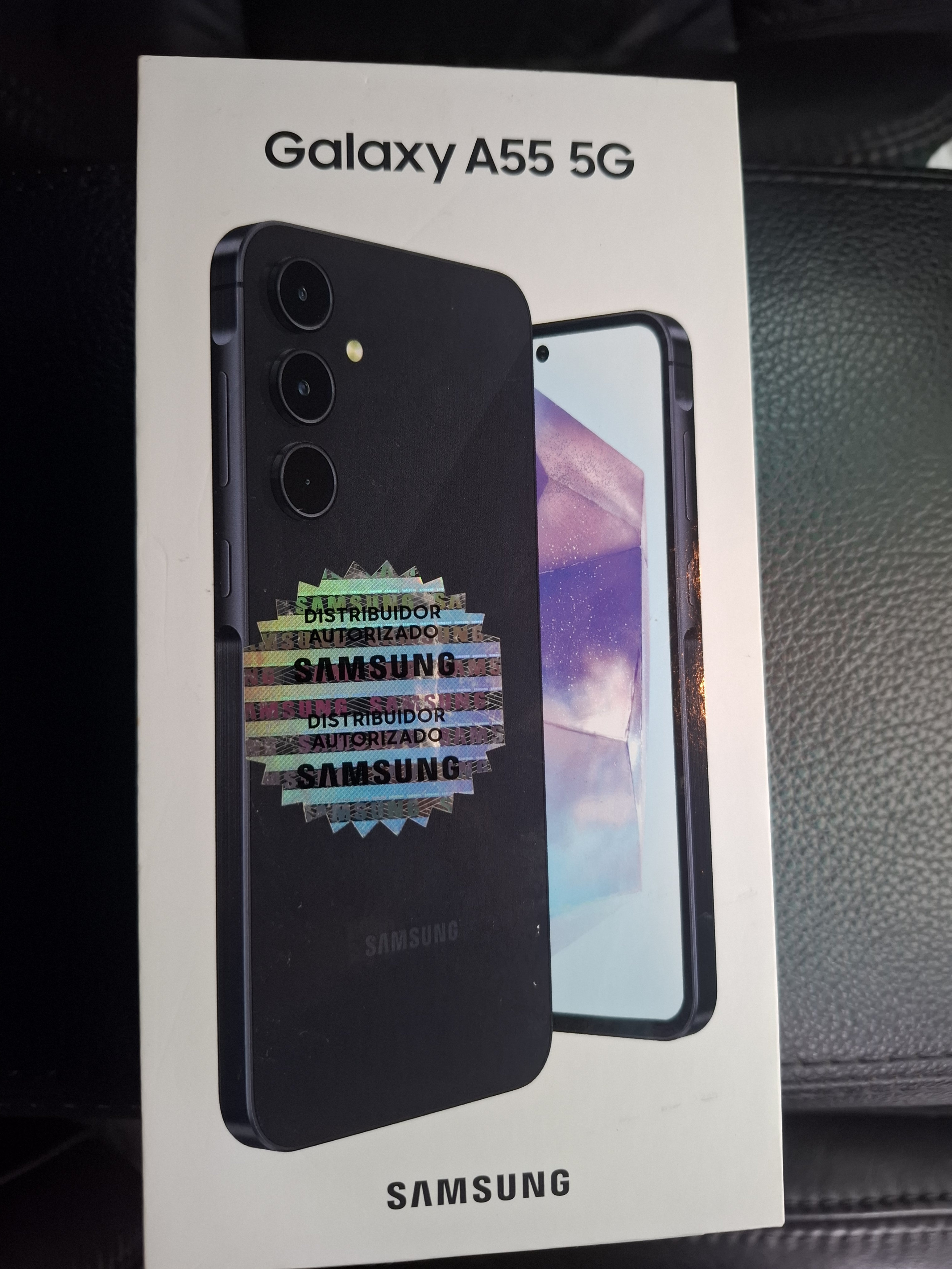 celulares y tabletas - Samsung Galaxy A55 5G, 256GB/8GB, color Awesome Blue, en su caja,12,000 1