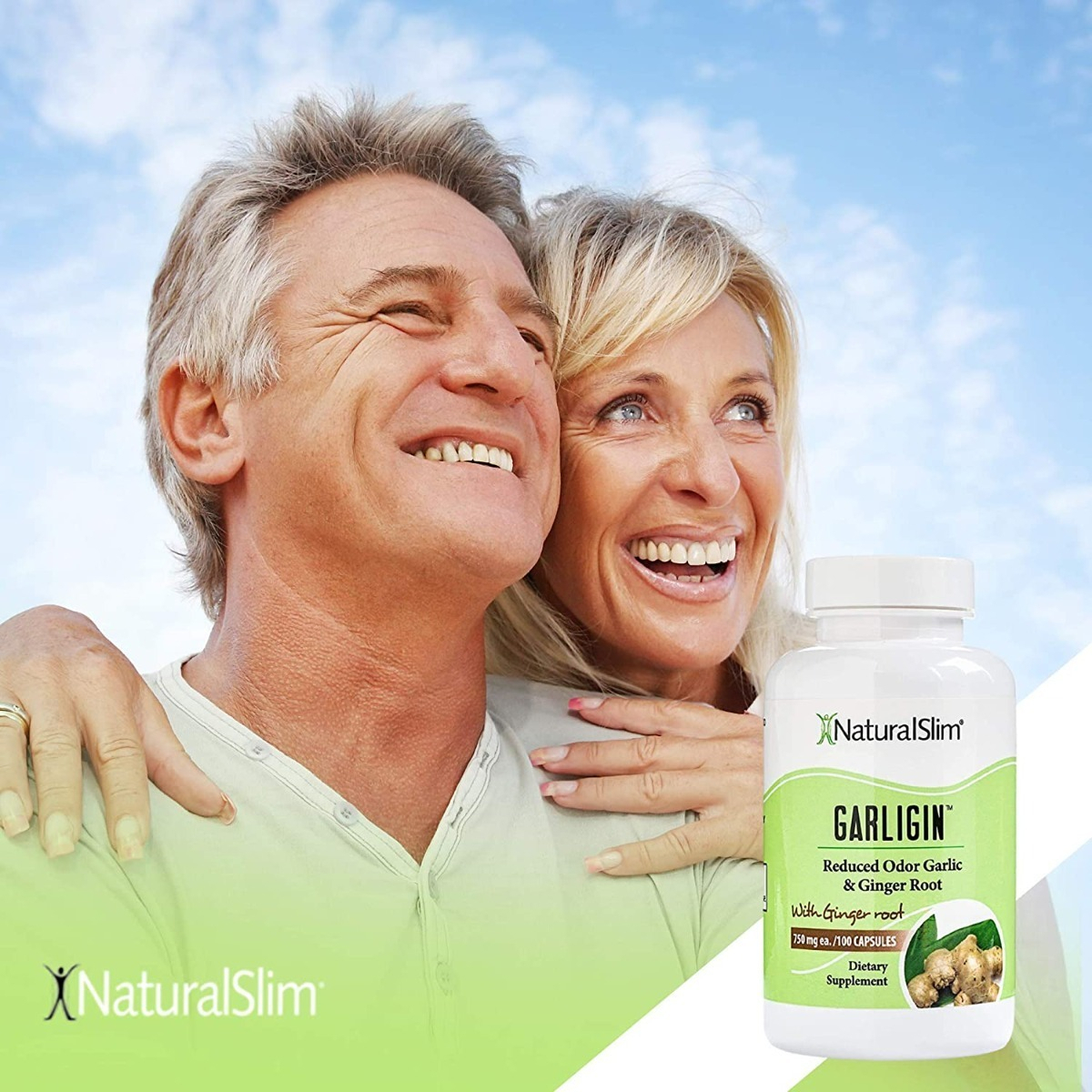 Salud y Equipamiento Médico - Garligin Naturalslim Oganico Raiz De Ajo Y Jengibre 100 Cao 3