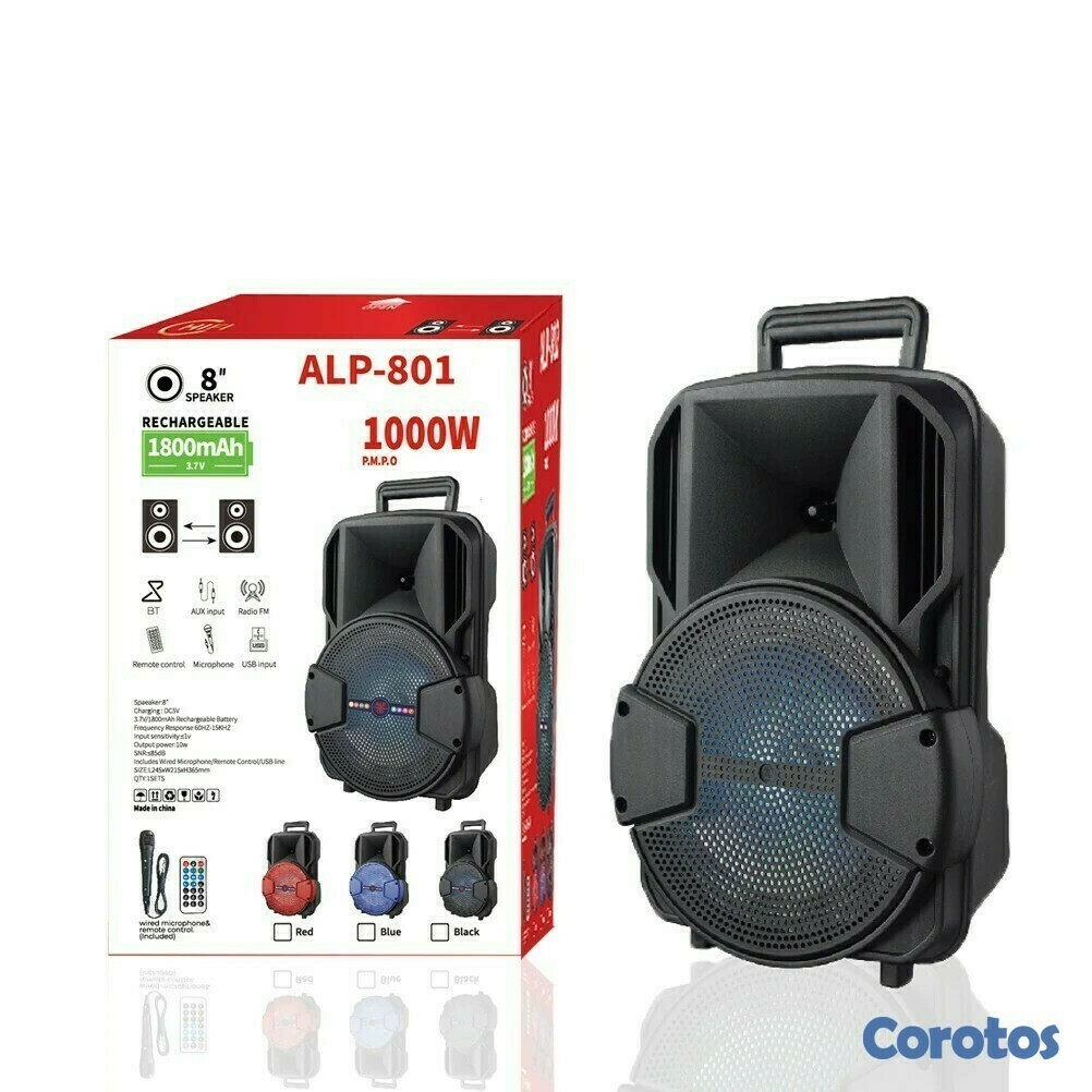 camaras y audio - BOCINA 8 PULGADAS ALP 801 2