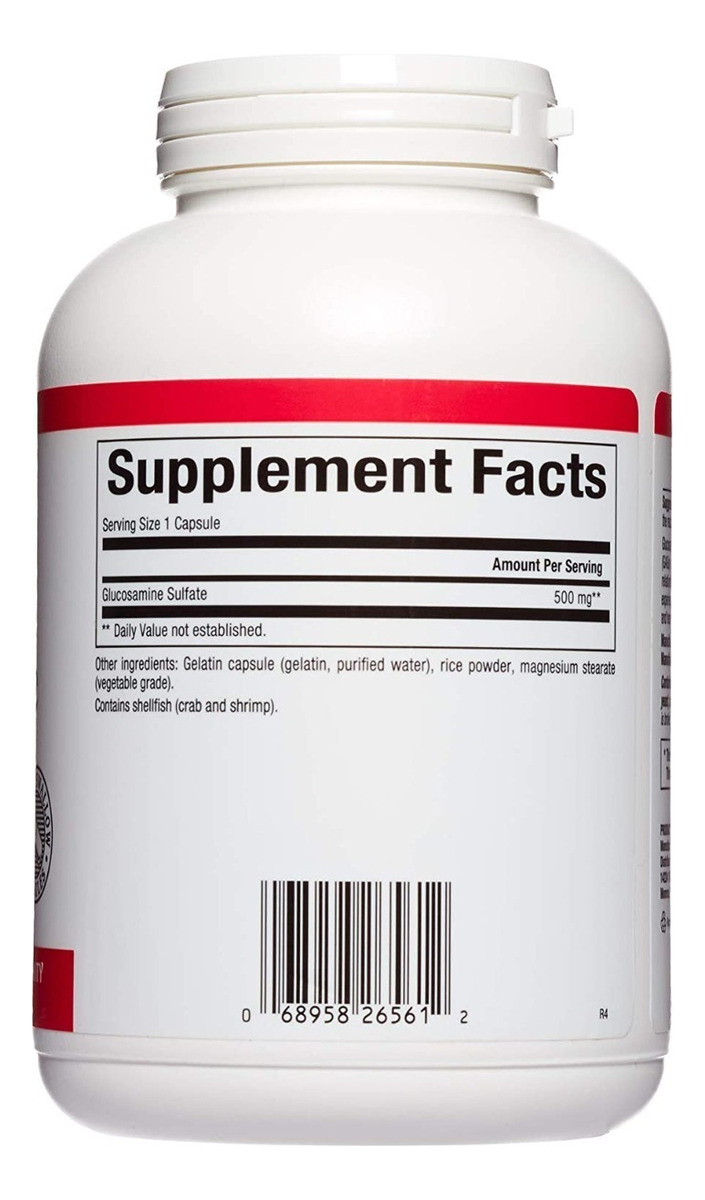 Salud y Equipamiento Médico - Glucosamina 500 Mg Natural Fact 1