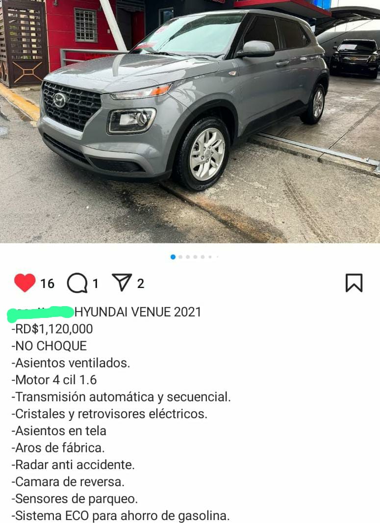 carros - HYUNDAI VENUE 2021 EXCELENTES CONDICIONES 4