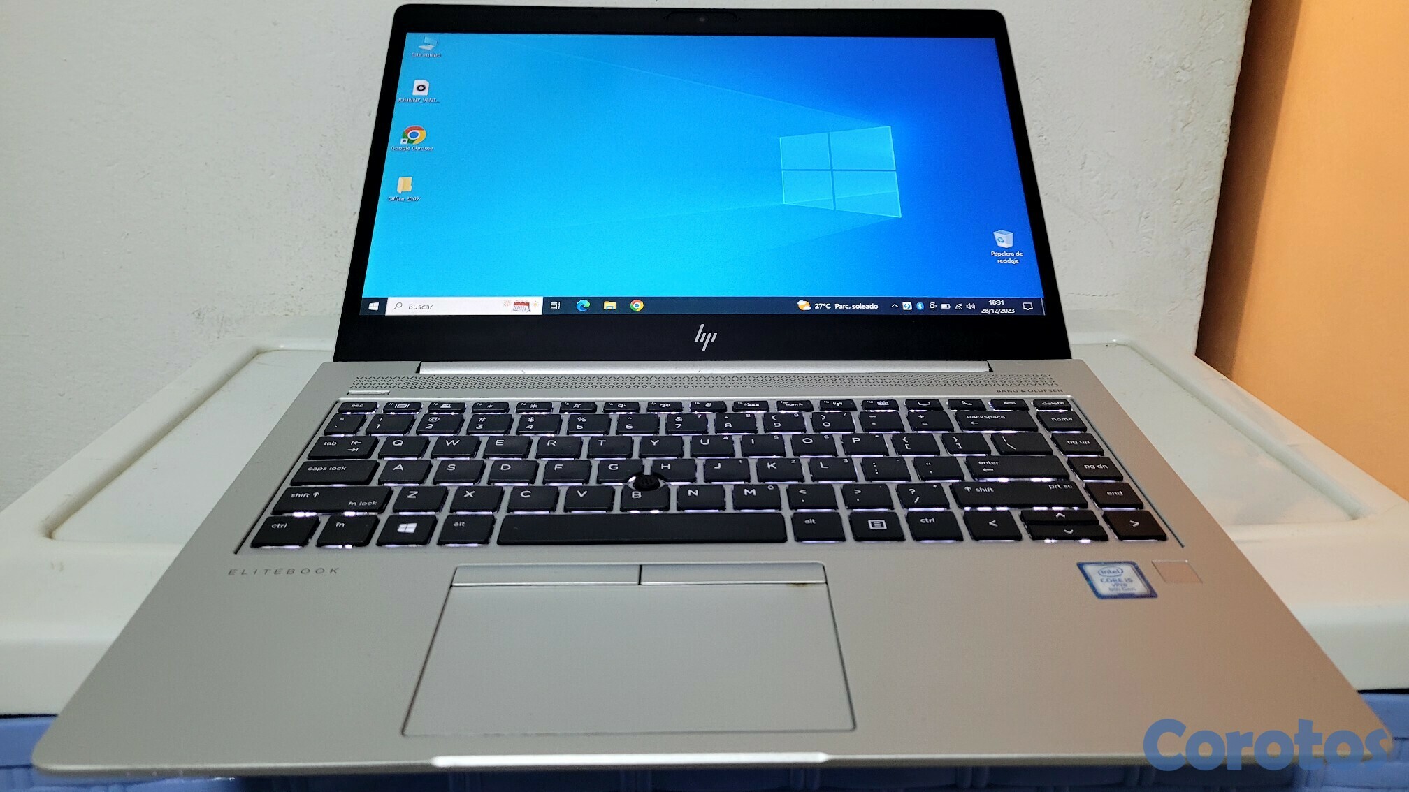 computadoras y laptops - laptop hp G5 14 Pulg Core i5 8va Gen Ram 8gb ddr4 Disco 256gb Solido hdmi 1