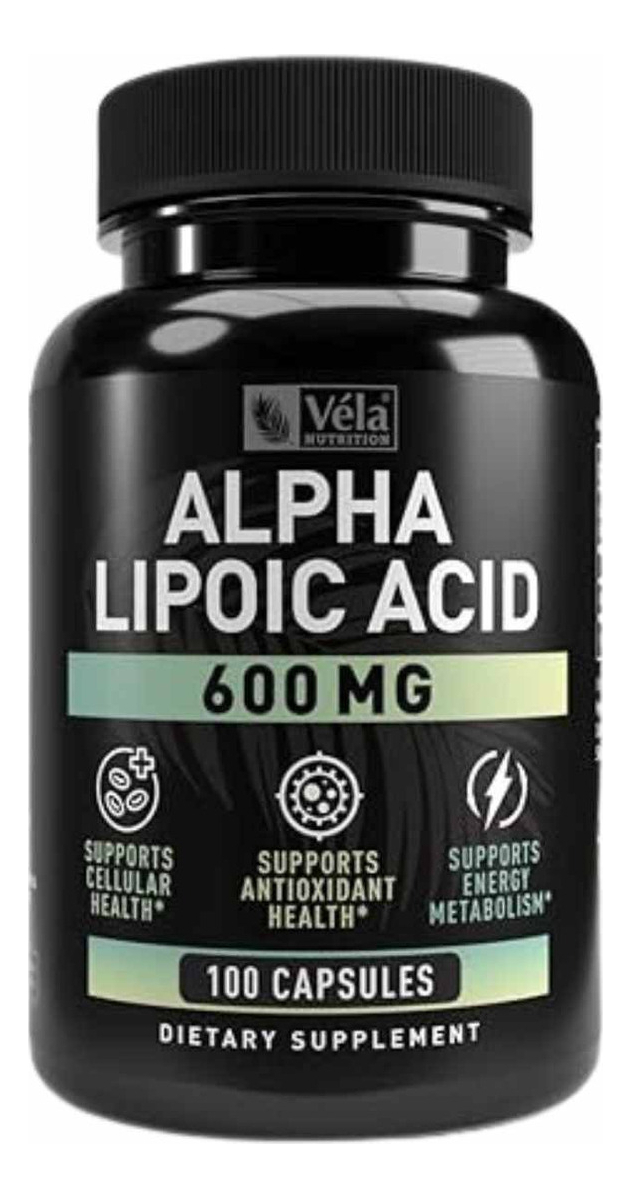Salud y Equipamiento Médico - Vela Ácido Alfa Lipoico 100cap - U - Unidad A $1669 0