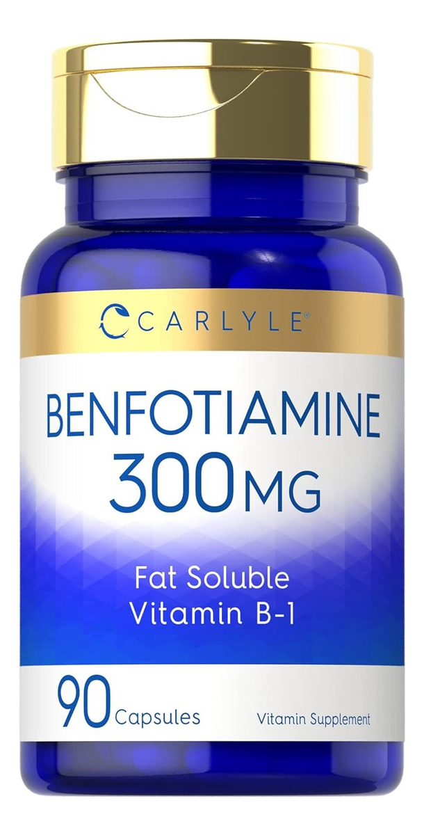 Salud y Equipamiento Médico - Benfotiamina 300mg 90 Capsulas | Vitamina B1 | Promueve El A 0