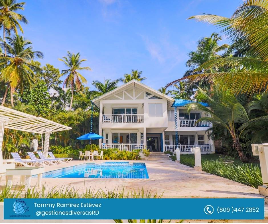 casas vacacionales y villas - CASA BAHÍA - VILLA CON PISCINA Y ACCESO A LA PLAYA