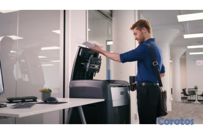 impresoras y scanners - trituradora de papel,GBC alimentación automática, capacidad de 150 hojas 2