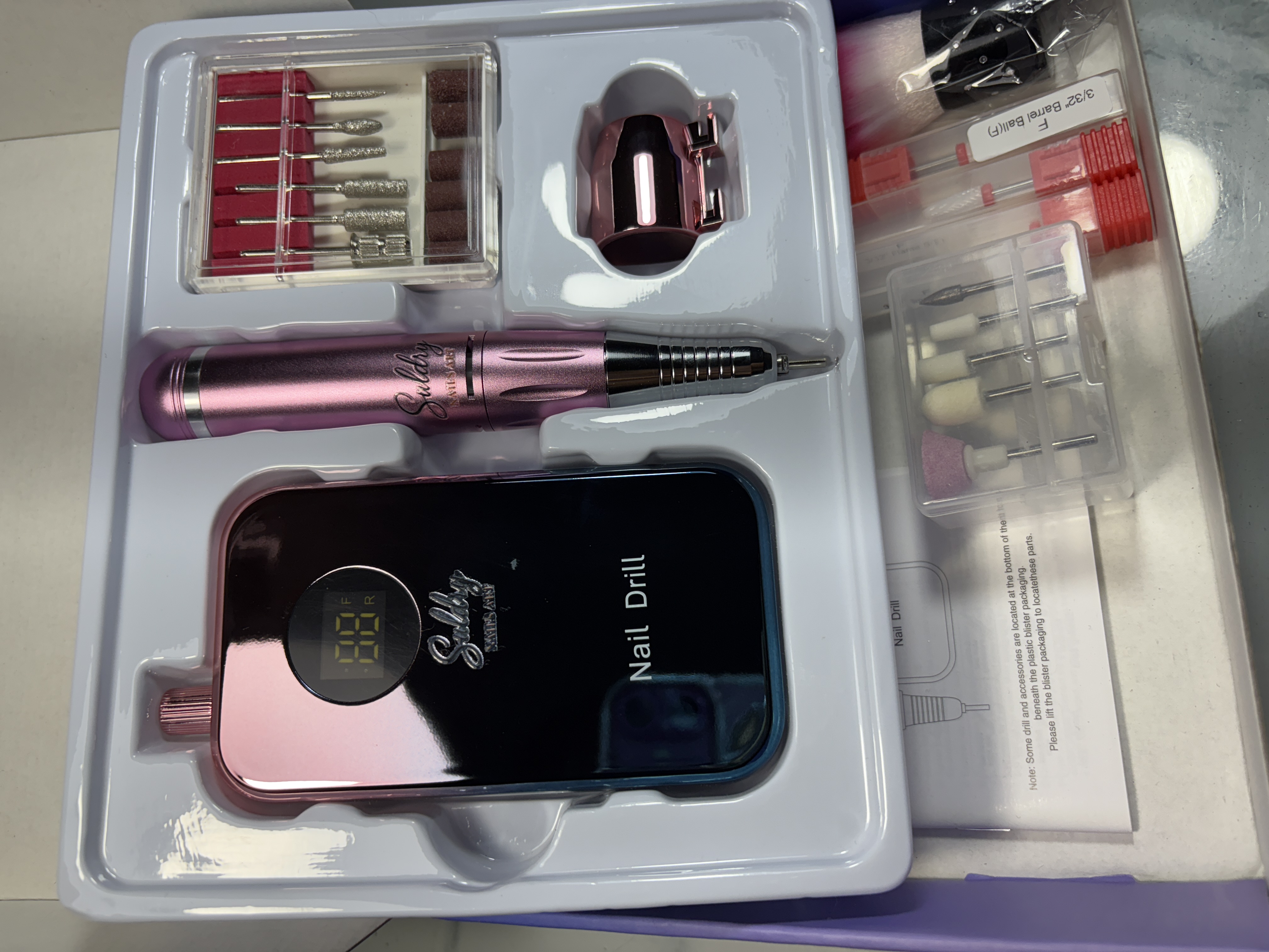 equipos profesionales - MÁQUINA DE UÑAS RECARGABLE 0